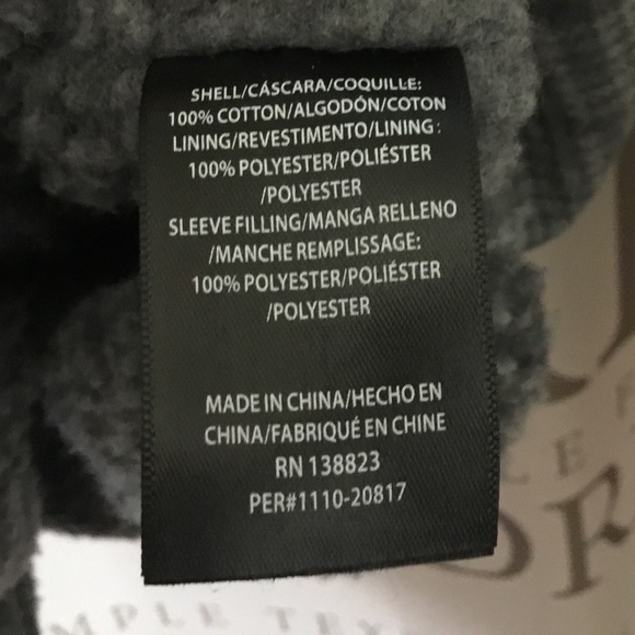 HAWX MEN'S LIGHT & DARK GRAY PLAID SHERPA LINED WORK INSULATED JACKET ~ XL - Picture 7 of 10